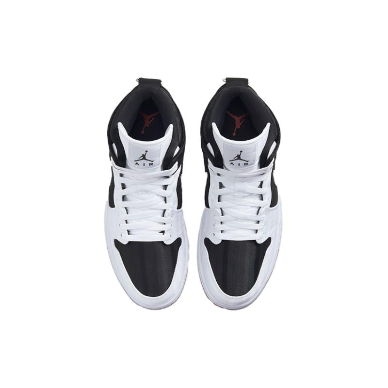 Jordan 1 Mid Se Utility Canvas Bianco Nero Gym Red Donna Jordan DD9338-016
