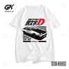 Men's Cotton T-Shirt Drift Japan Anime AE86 Inifirst D Summer Casual T-Shirt Unisex R34 Skyline GTR JDM Print T Shirts Clothes 8