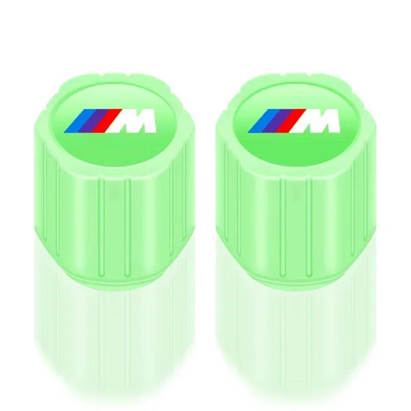 

4PCS Luminous Car Wheel Tire Valve Caps For BMW M M3 F10 F30 F20 E28 E36 E39 E46 E91 G30 Performance X1 X2 Tyre Dustproof Cover