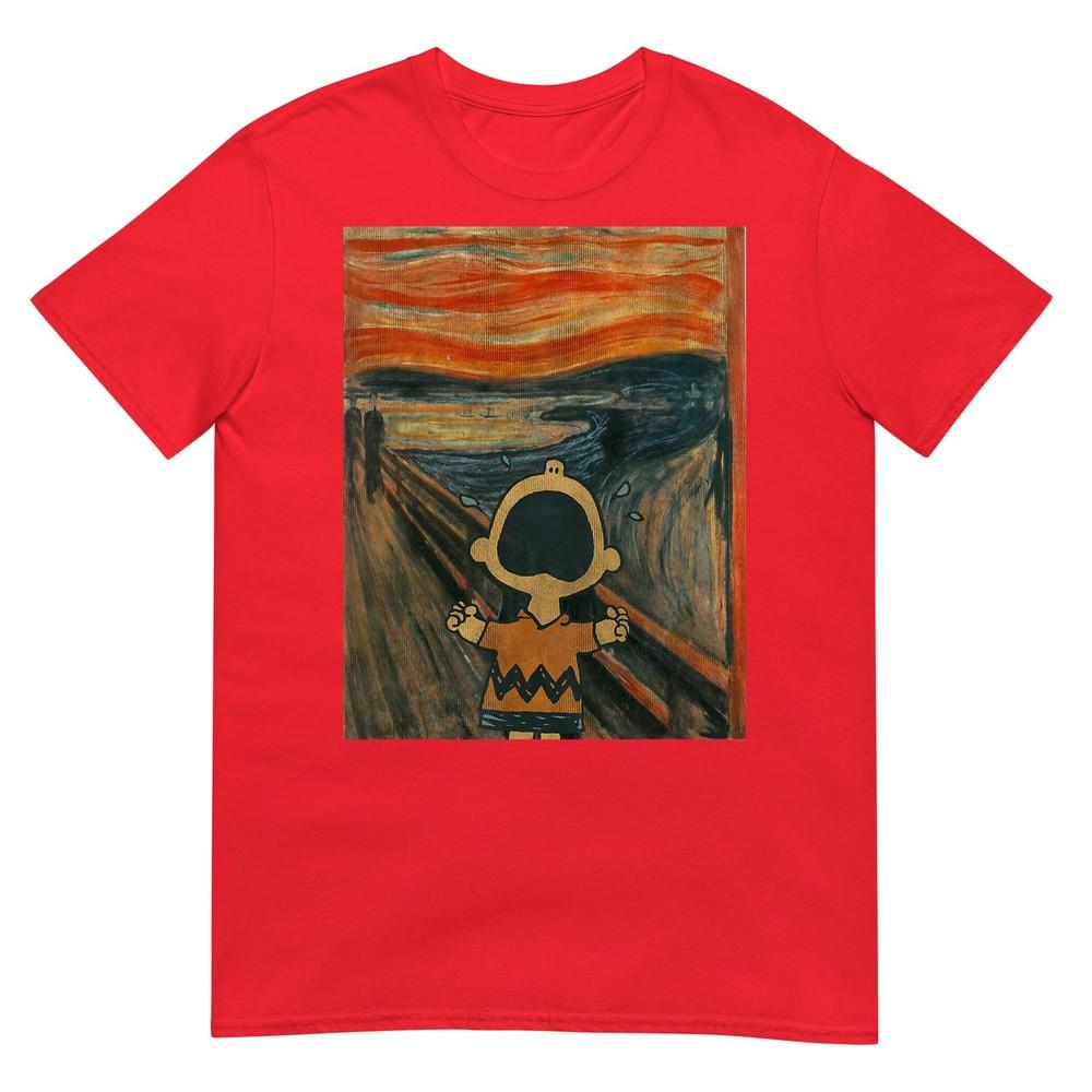 Peanuts Charlie Brown Scream Artsy Tshirt S
