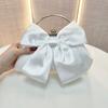 Metal Handle Bridal Clutch Bag Satin Bow Wedding Purse Luxury Bow Evening Handbag  Women