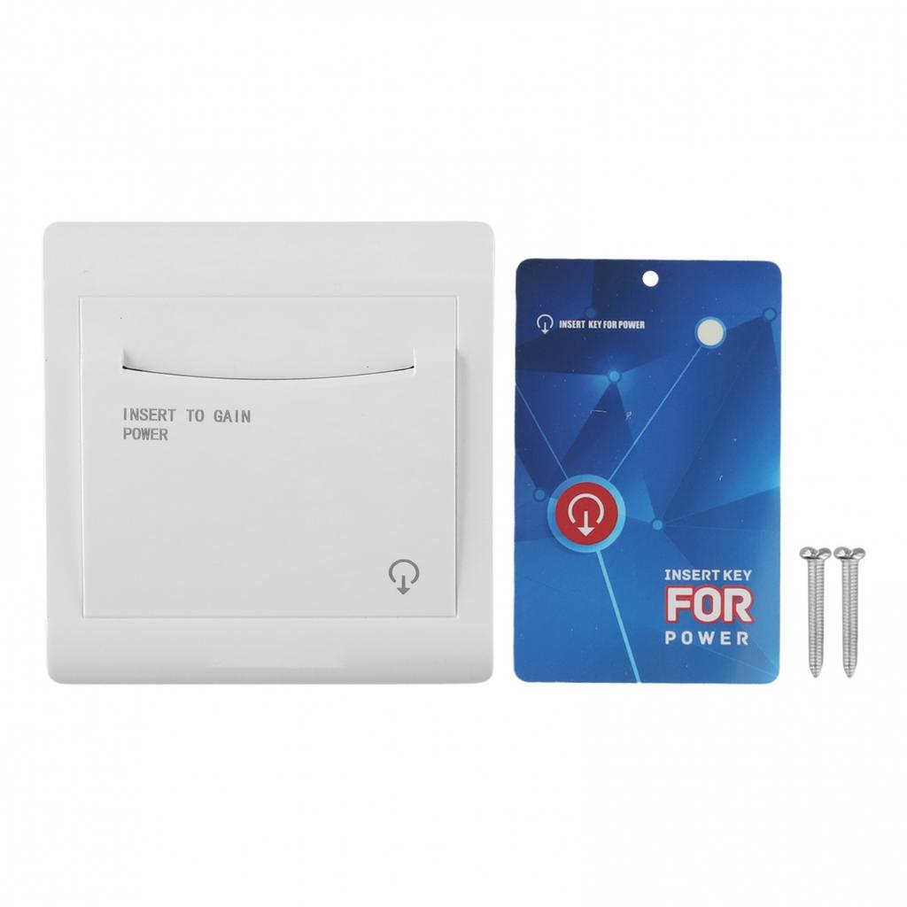 Electric Power Card Switch Flame Retardant Business ID Indoor Socket New