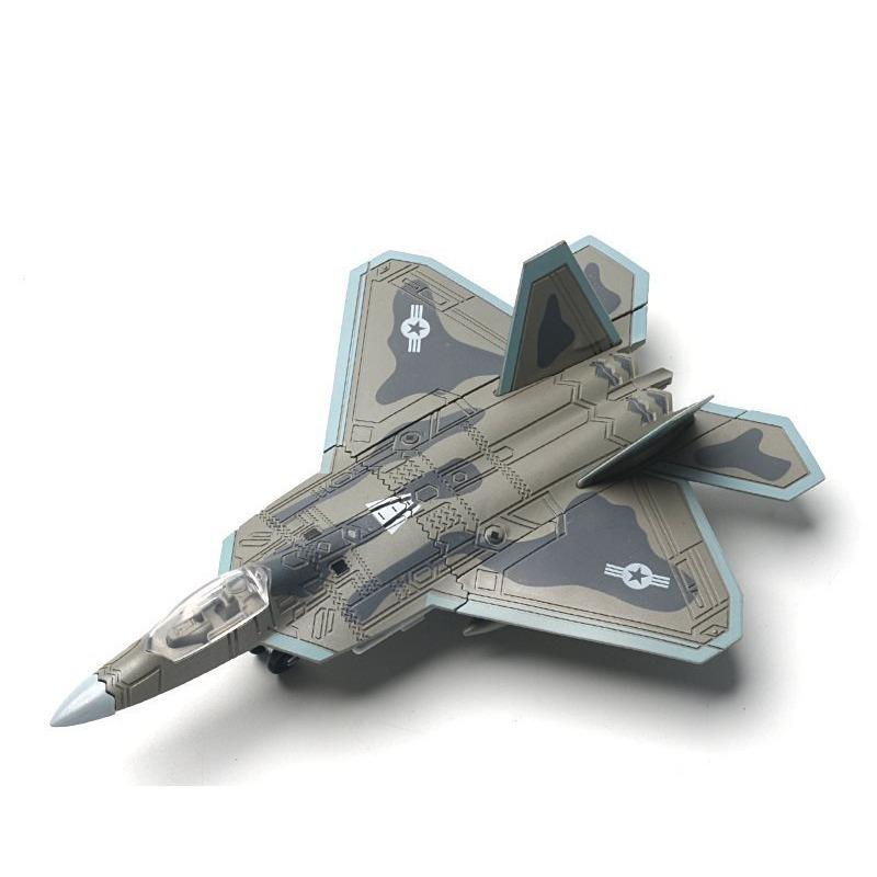 

Масштаб 1/100 США 23-29 F22 Наборы моделей для взрослых Собери сам Коллекционные игрушки 3D-пазл Сборная пластиковая модель самолета серый