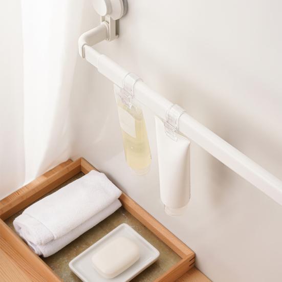 4Pcs Anti-slid Sturdy Hook Clip Plastic Practical Annular Clip Hanger for Home