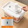 Contenitore Alimentare Ermetico Sottovuoto Elettrico Scatola Croccante Sigillata Ermeticamente con Pompa Manuale Contenitore per Alimenti Senza BPA per Frigorifero Frutta Verdura e Carne