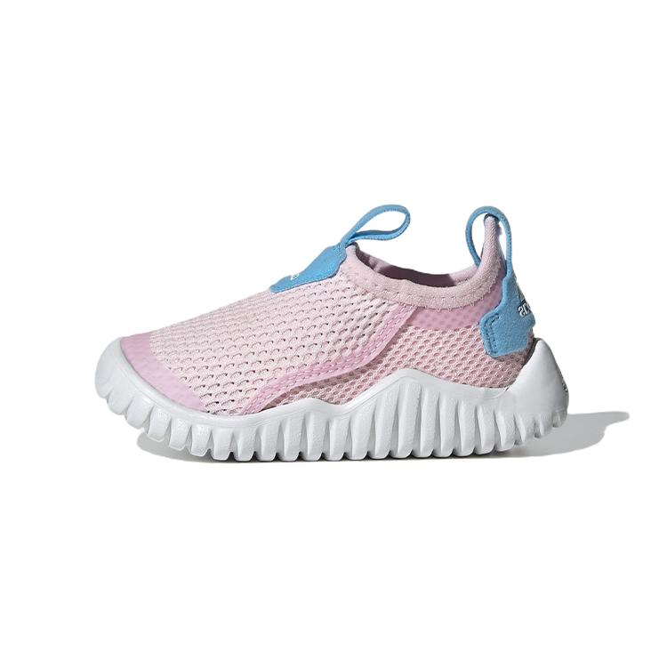 New Adidas Rapidazen Slip Resistant, Abrasion Resistant, Breathable Low Top Running Shoes Pink Infant And Toddler GY9391