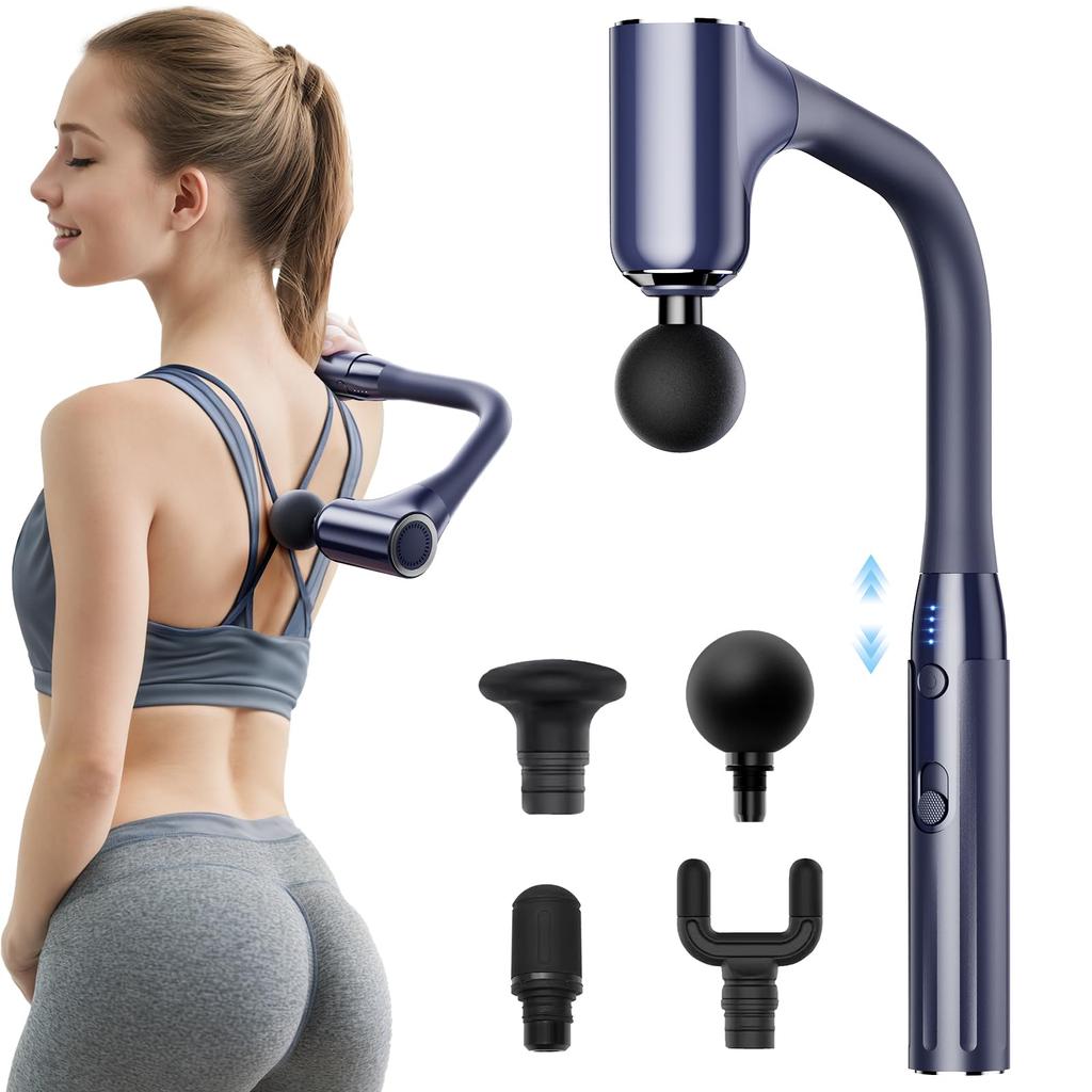 Ultimate Myofascial Release Gun for Ultimate Powerful Handheld Gun with 10mm Reaches the Back Variable Speed Control and Telescopic LIHILIS Myofascial