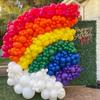 143Pcs 7Colors Rainbow Latex Balloons Wedding Baby Shower Globos Happy Birthday Party Arche Ballon Anniversaire Decoration Mariage