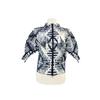 LA VITA JUNKO 7 8 Sleeve Diamond Geometric Print Mesh Jumper  Ltsjp28p 