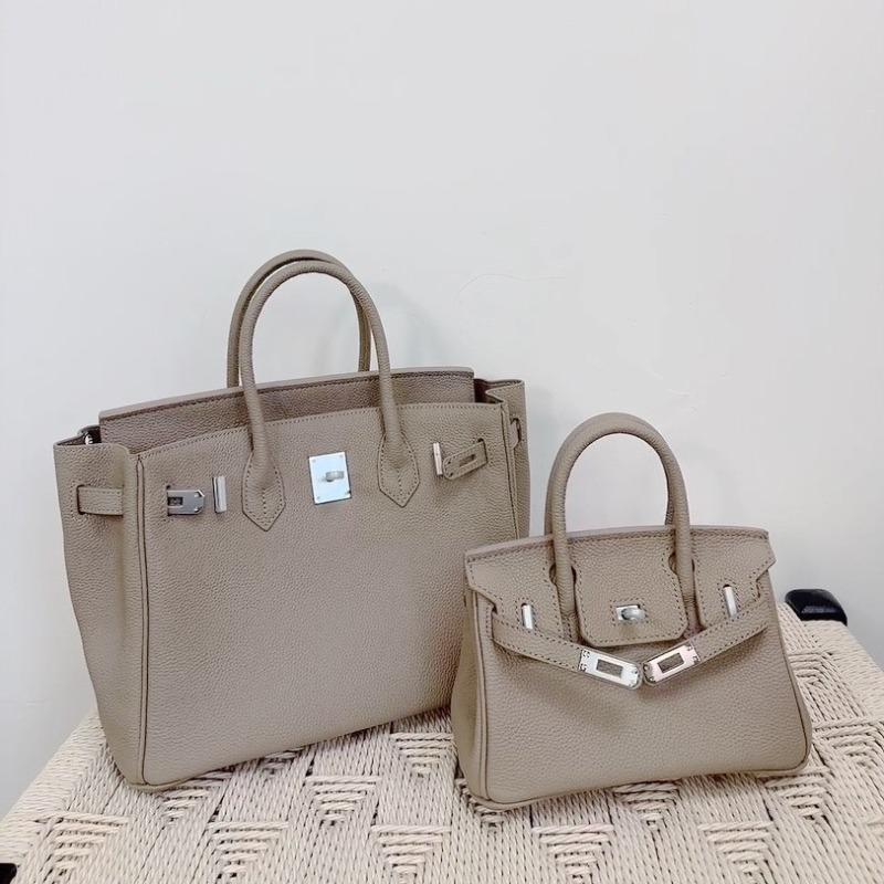 Togo eerste laag rundleer platina tas lychee patroon zilveren gesp handtas high-end slot lederen schouder crossbody dames tas
