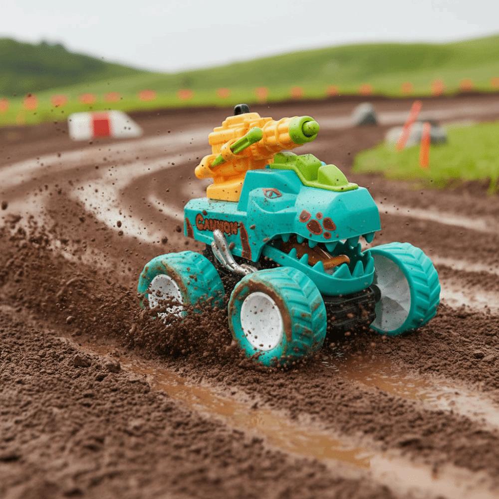 Inertial Sliding Inertia Dinosaur Car Cartoon Design Deformation Car Toy Interactive Game