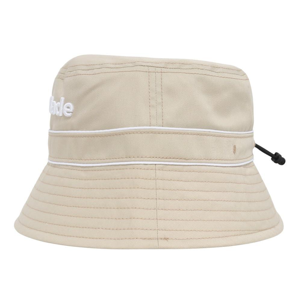 TaylorMade Men's Lined Bucket Hat, Beige, Size 58cm, with Visor, 2025SS UN559