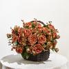 1/4pcs Artificial Flowers Peony Home Wedding Room Decor Festival Party Garland Material Diy Gift Box Indoor Furnishing Silk Rose