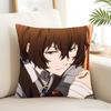 Bungo Stray Dogs Dazai Chuuya Anime Pillow Case Removable Washable Cushion Cover – All-Season Soft Linen