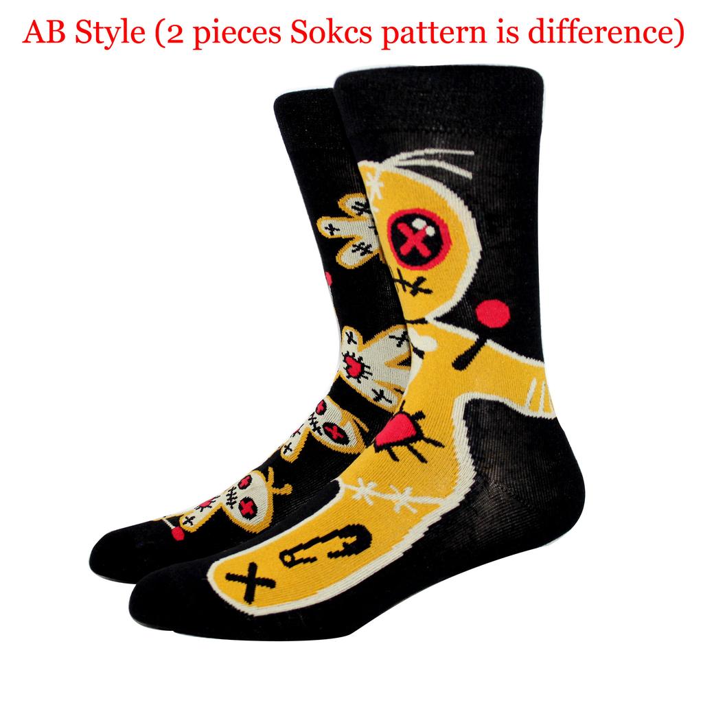 Nouveaux Chaussettes Halloween Femmes Harajuku Chaussettes Squelette Drôle Alien Hommes Chaussettes Chaussettes Citrouille Chaussettes Monstre Chaussettes Mi-Mollet Chauve-Souris Chaussettes Anime