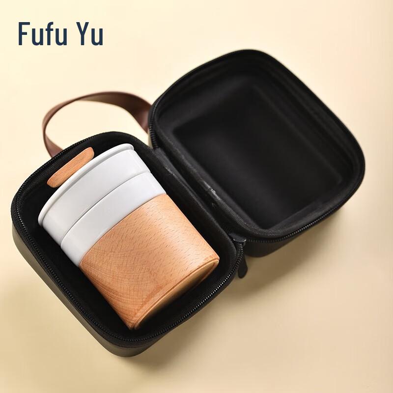 Fuyu Jingdezhen Ceramic Portable Filter Tea Cup