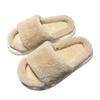 Thick-soled Fluffy Slippers 2025 New Cotton Slippers Spring and Autumn Ins Plush Slippers Autumn and Winter