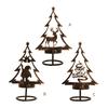 Antique Styles Christmas Candlestick, Durable Iron Candle Stand Home Decors for Holiday Celebration Christmas Item