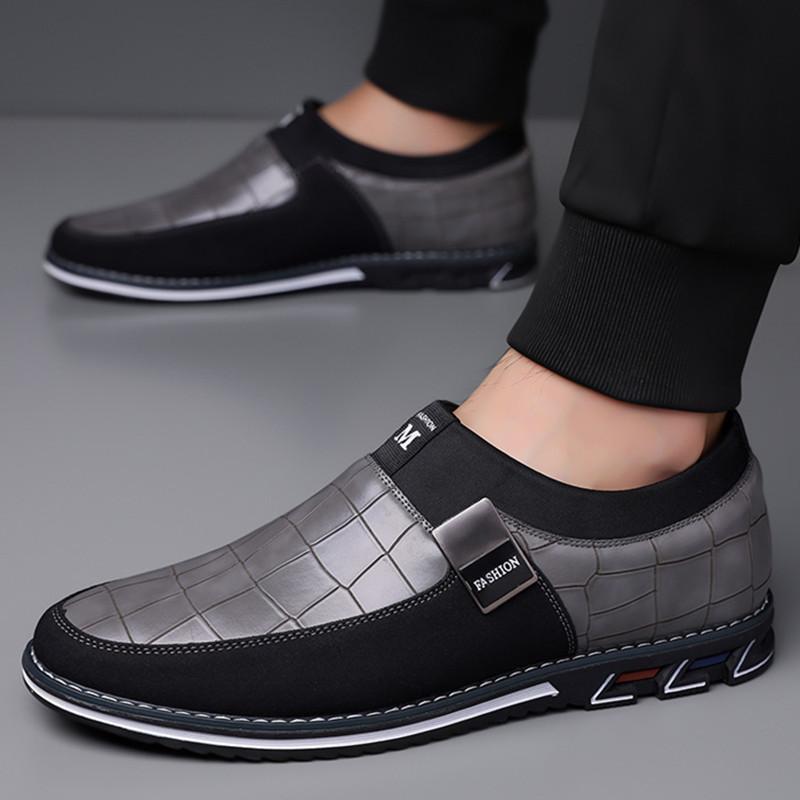 Men Leather Shoes Outdoor Fashion Men Moccasins Slip On Men Loafers Big Size 48 49 50 51 52 53 54 55 56 57 58