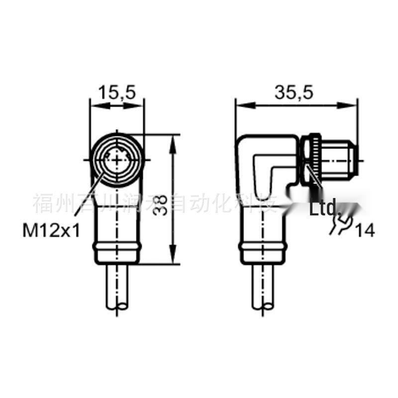 EVC899 IFM Sensor Accessory Cable - Wide Temperature Range, Brand New, Original Inquiry