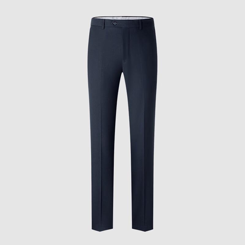Men's Straight-Leg Business Casual Suit Pants