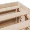 VidaXL Cadre de lit sans matelas avec tiroirs 150x200 cm bois de pin, meuble de chambre à coucher, lit double, sommier, lit, 3308801