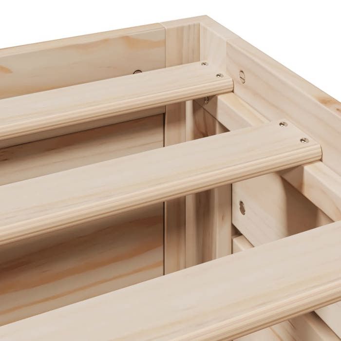 VidaXL Cadre de lit sans matelas avec tiroirs 150x200 cm bois de pin, meuble de chambre à coucher, lit double, sommier, lit, 3308801