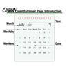 Spiral Bound Calendar 2026-2027 Mini Desk Calendar, 18 Months July 2026 To Dec 2027 Small Desktop Flip Floral Theme Standing with Twin-Wire Binding
