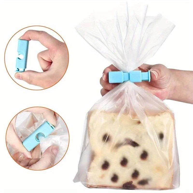 10 Pcs Food Bag Clips, Reusable Multi-Purpose Airtight Sealing Clips for Kitchen Storage & Snack Bags