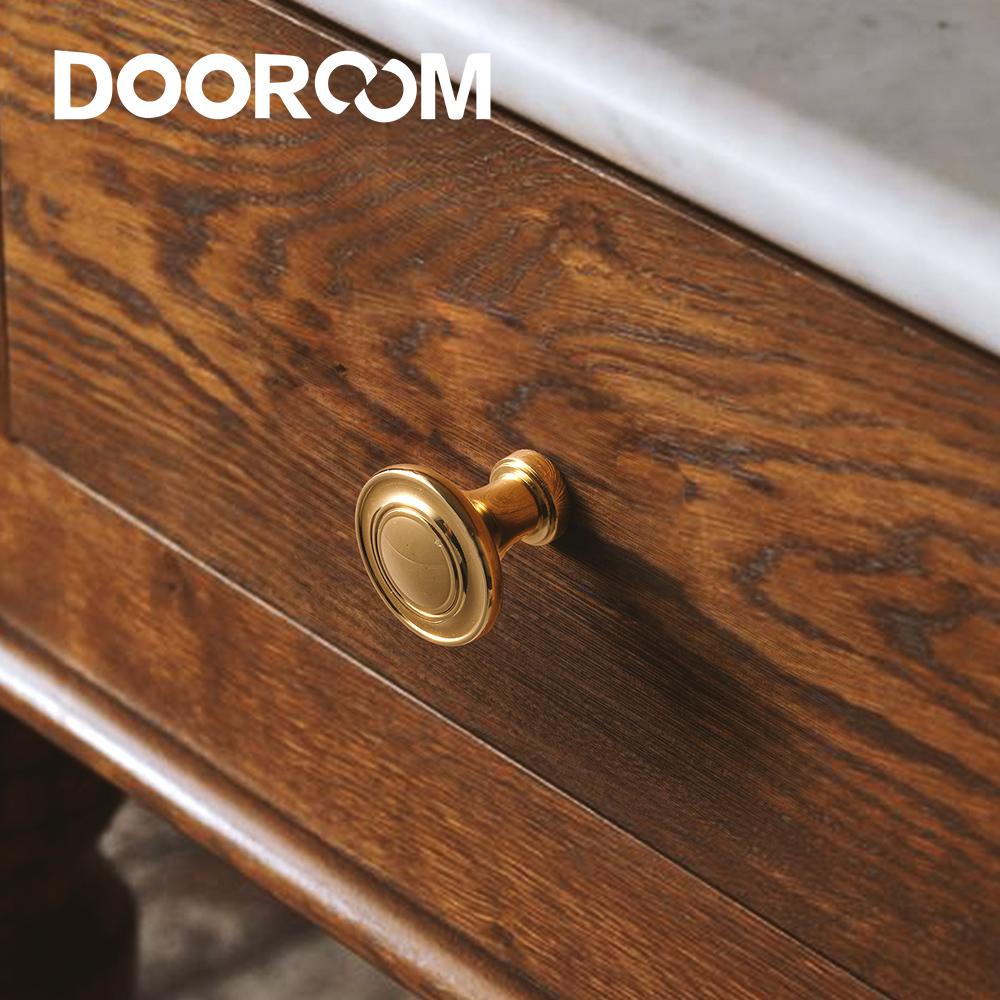 Dooroom Brass Furniture Handles Antique Brass Retro Style Cupboard Wardrobe Dresser Shoe Box Drawer Cabinet Pulls