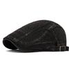 Autumn Denim Forward Cap Women's Beret Painter's Cap British Duck Tongue Men Newsboy Cap
