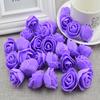 50pcs Artificial Flowers PE Foam Roses Head Bear Handmade Wedding Home Garden Holiday Party Decor Scrapbook Gifts Box Diy Wreath