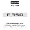 Suitable for Mercedes Benz rear letter sticker W213 C238 w214 E43 E53 E63S E200d E260 E300 E350e E450d 4MATIC V8BITURBO GloosyBK HJS2