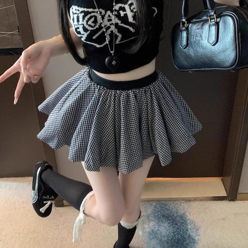 White Tulip Organza Midi Skirt - Women's Retro Summer Fairy Style