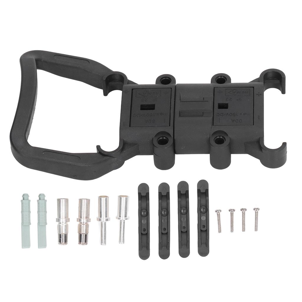 Forklift Power Connector 80A Battery Charging Quick Disconnect Male Female Plug with Terminal for Electrical Equipment