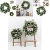 Realistic Money Leaf Flower Wreath Eucalyptus Wall Decor
