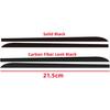 Qizm 2pcs Car Side Skirt Sill Stripe Stickers Black Or Carbon Fiber Black Transfer Glue Decals Fit for BMW 1 3 4 5 6 Series F30 F35 F31(Carbon Fiber