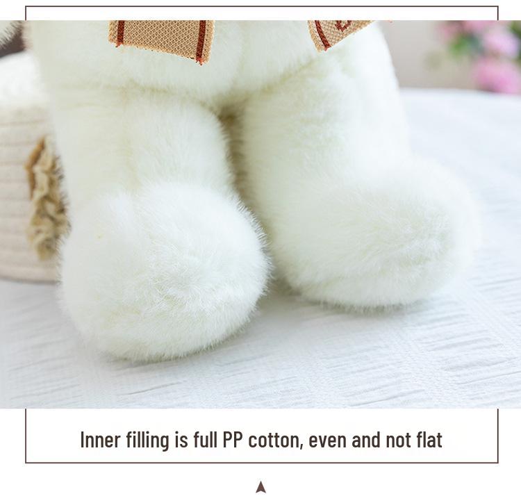 Adorable Teddy Bear Plush with Ribbon - Perfect Gift for Girlfriend