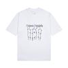 Maison Margiela digitales Logo Baumwoll-T-Shirt HS839 Weiß