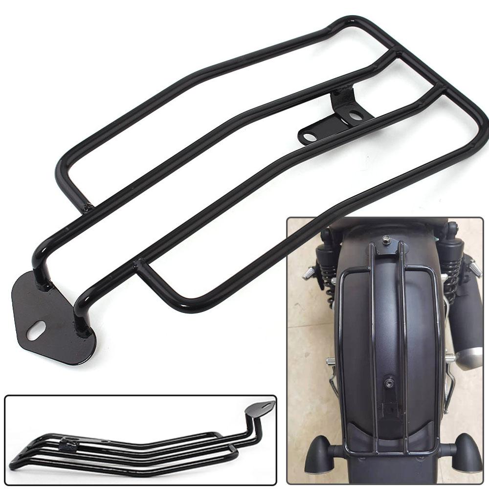 Portapacchi Posteriore Solo Seat in Acciaio Nero Accessori di Supporto Per Honda CMX500 Rebel 300 500 2017-2021