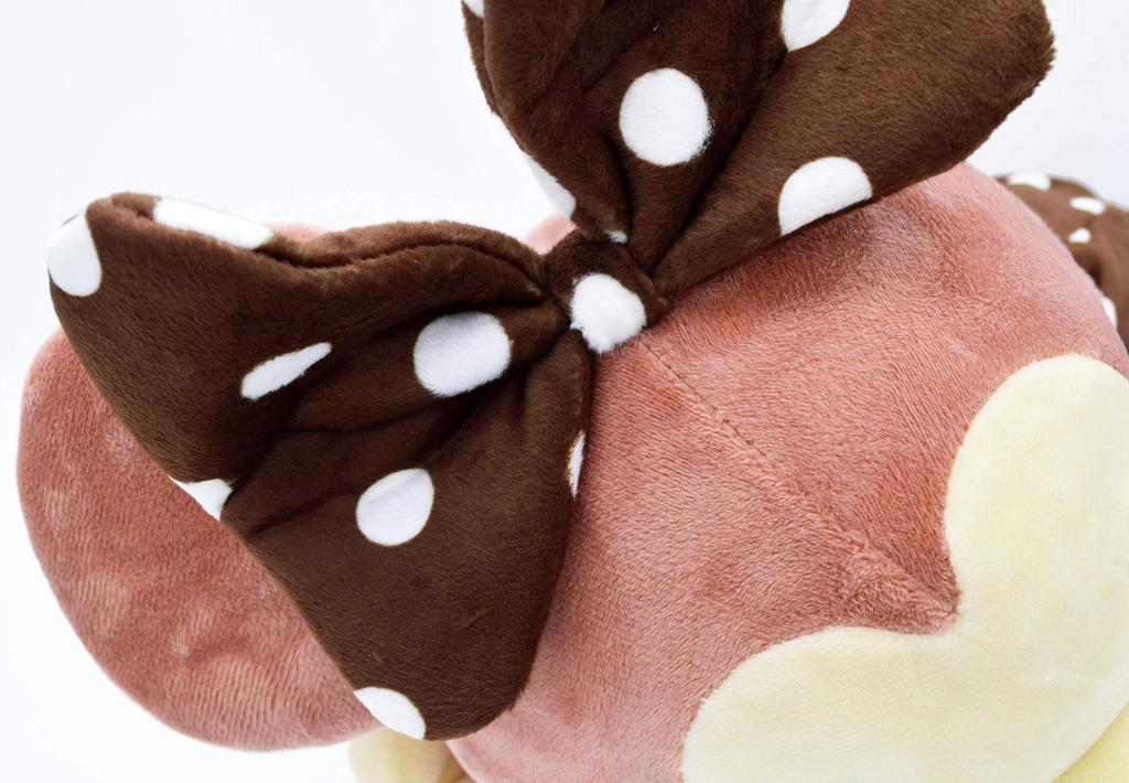 MORIPiLO Morishita Body Pillow for Children and Adults Minnie Mouse Classic Brown 45cm Fluffy Material Stuffed Cushion Character Goods Disney 4620360