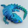 New 3D Printed Lizard Figurines Articulated With Moveable Joints Ornament With Openable Mouth Gift For Adults Kids Home Decor