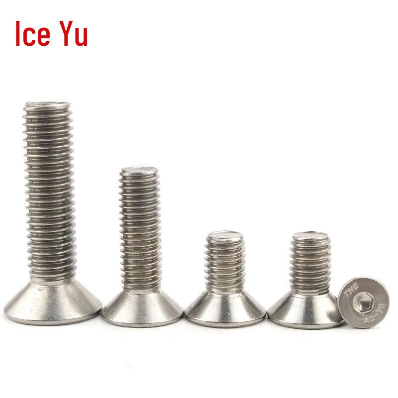 Bingyu 304 Stainless Steel DIN7991 Countersunk Flat Head Hex Socket Screws