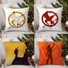 The H-Hunger Games Pillow Case Sofa Living Room Bedroom Double-sided Printing Square Cushion Nap Time Cushion Cover