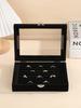1PC Jewelry Storage Box Wholesale Home Jewelry Display Box with Covered Necklace Ring Jewelry Organizer