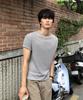 Dei Semi-Crop Round Waffle Short Sleeve T-Shirt_4 Color
