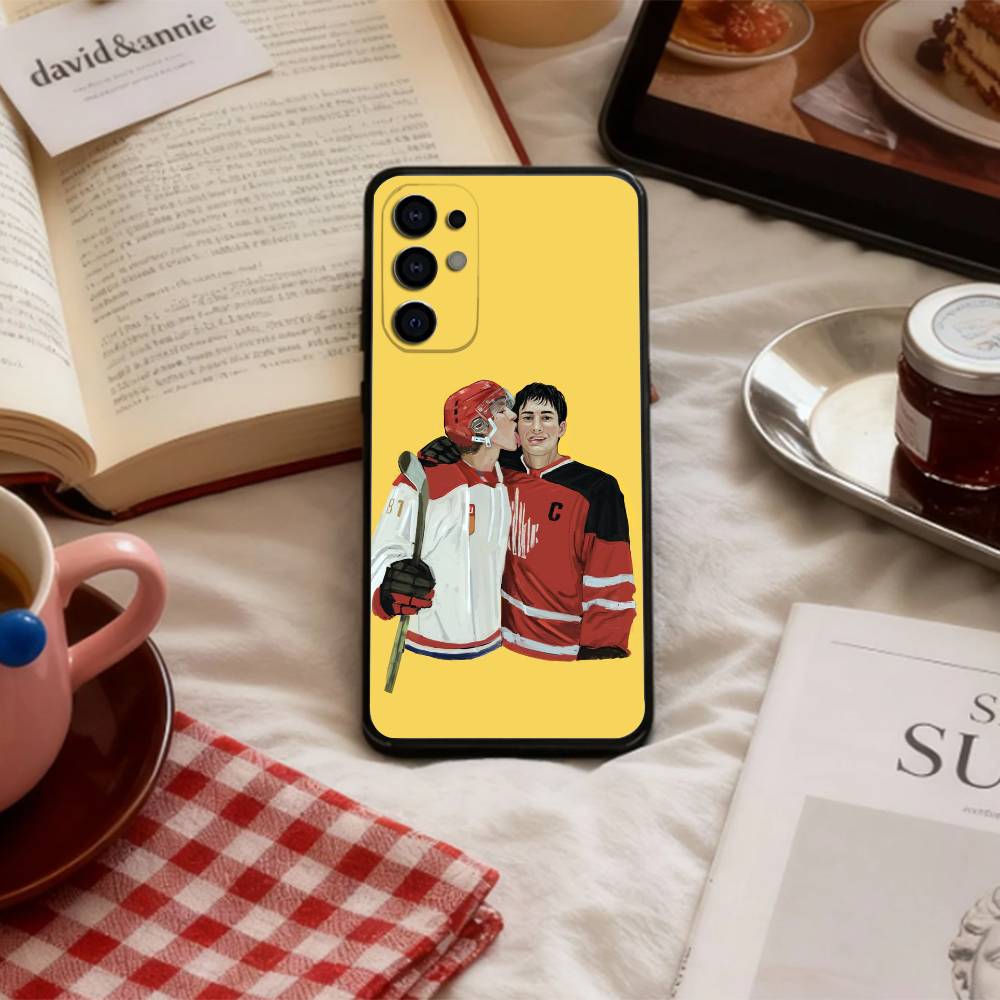 Ice hockey H-Heated R-Rivalry Phone Case For Samsung S 25,24,23,22,30,21,10,9,Ultra,Plus,Lite,FE,4,5 G Soft Black Case