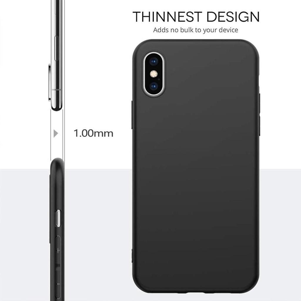 For ZTE Blade A35 Case, Black Shockproof Bumper Sleeves, 360° Drop Antiscratch Protection Cover Slim Fit Ultra-Thin Soft Silicone Phone Case for ZTE