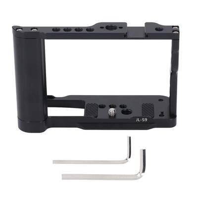 Kamerakäfig aus Aluminiumlegierung für S9 14 Zoll 38 Zoll Gewindelöcher Kaltschuhhalterung Videokamerakäfig-Rig