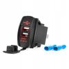 Car Charger With USB Ports 2X USB 12V 24V Amio-04228